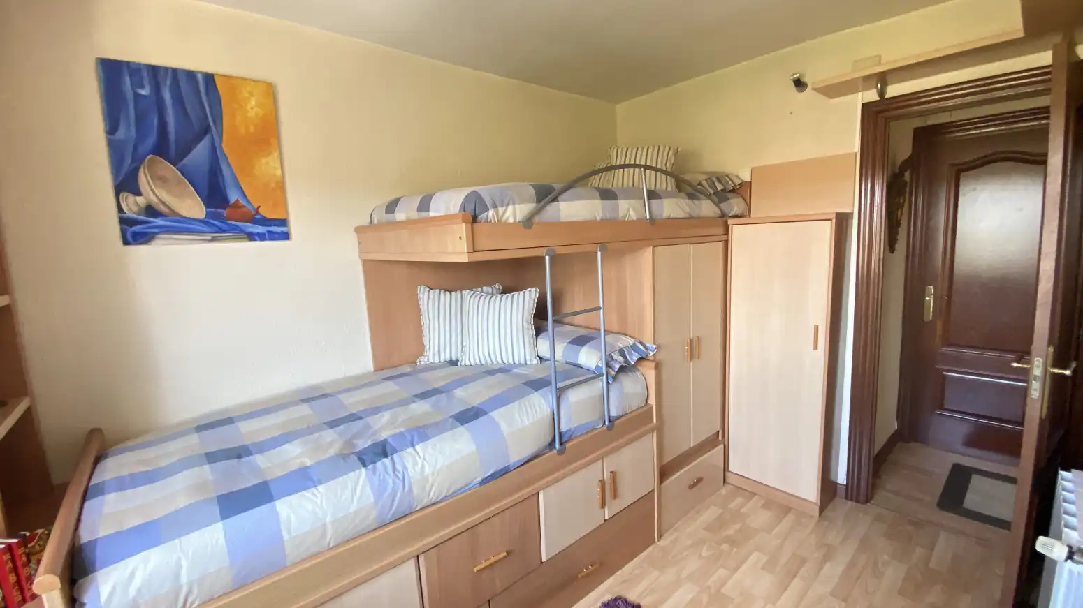 Schlafzimmer von Wohnung zum Verkauf in Medio Cudeyo mit Heizung, Parkett und Möbliert