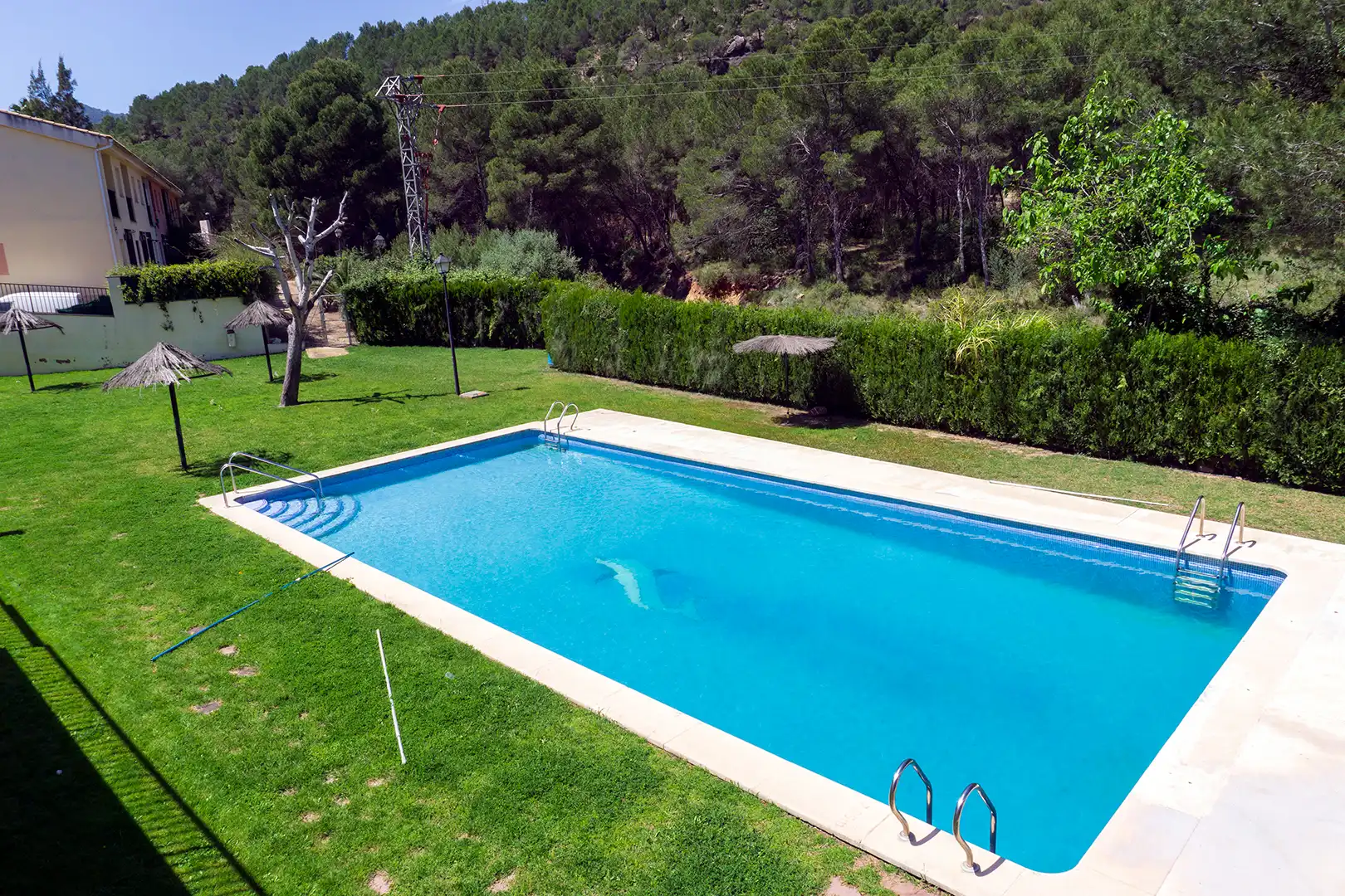 Piscina de Casa adosada de alquiler en Gilet con Calefacción, Terraza y Trastero