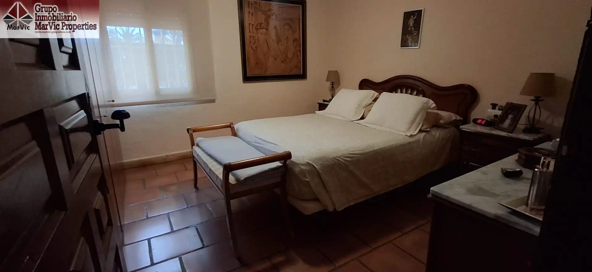 Dormitori de Casa o xalet en venda en Benidorm amb Aire condicionat, Jardí privat i Terrassa