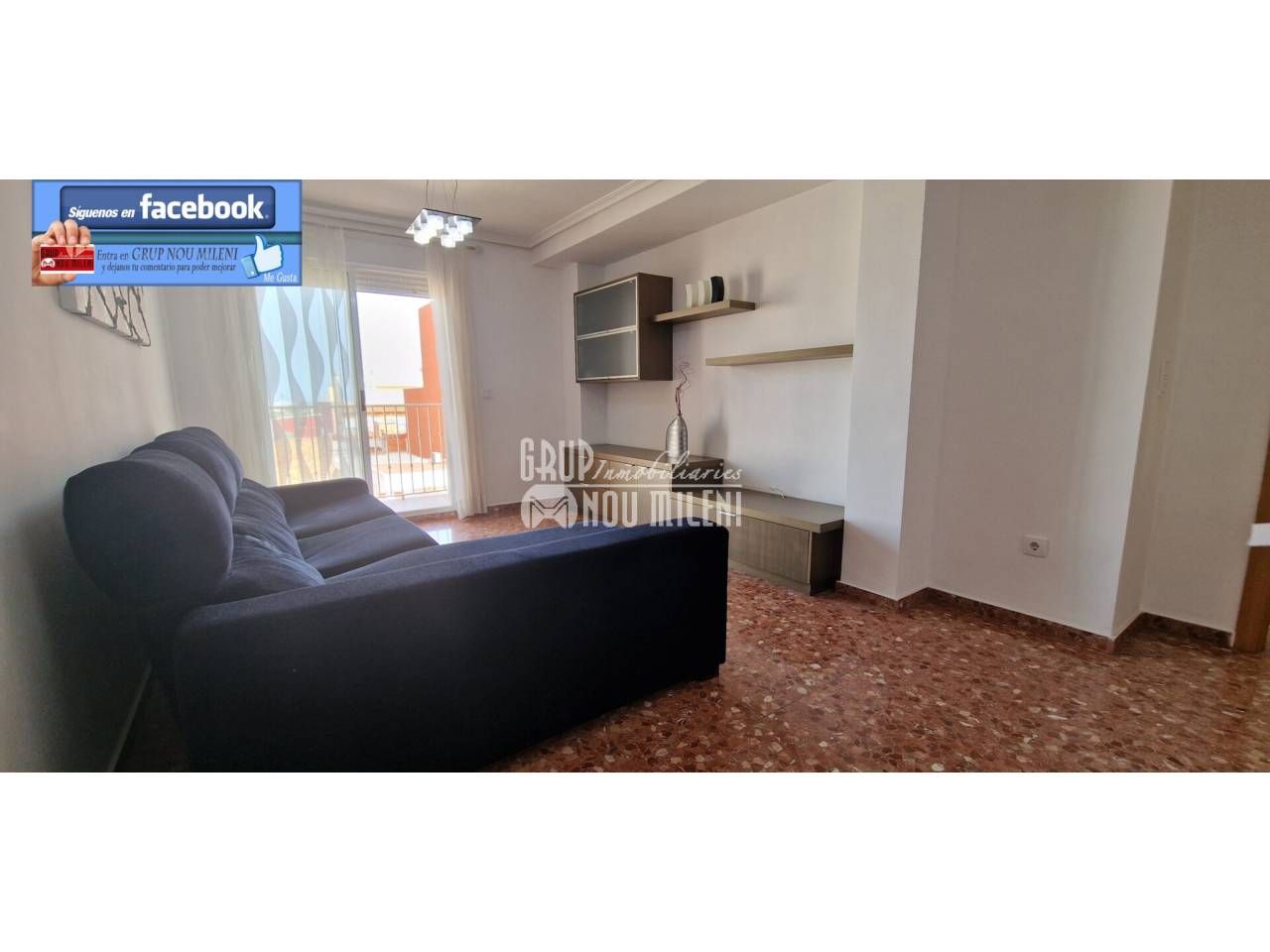 Sala d'estar de Pis de lloguer en Albal amb Aire condicionat, Traster i Moblat