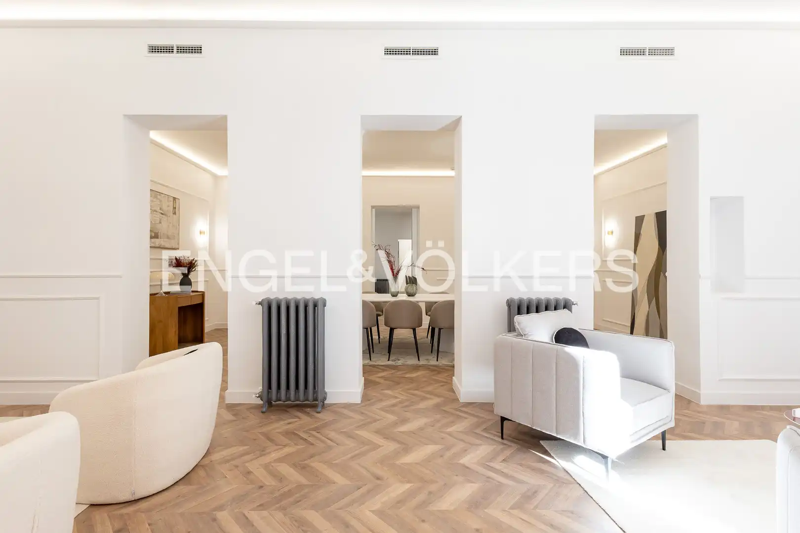 Sala d'estar de Pis en venda en Madrid amb Aire condicionat, Calefacció i Parquet