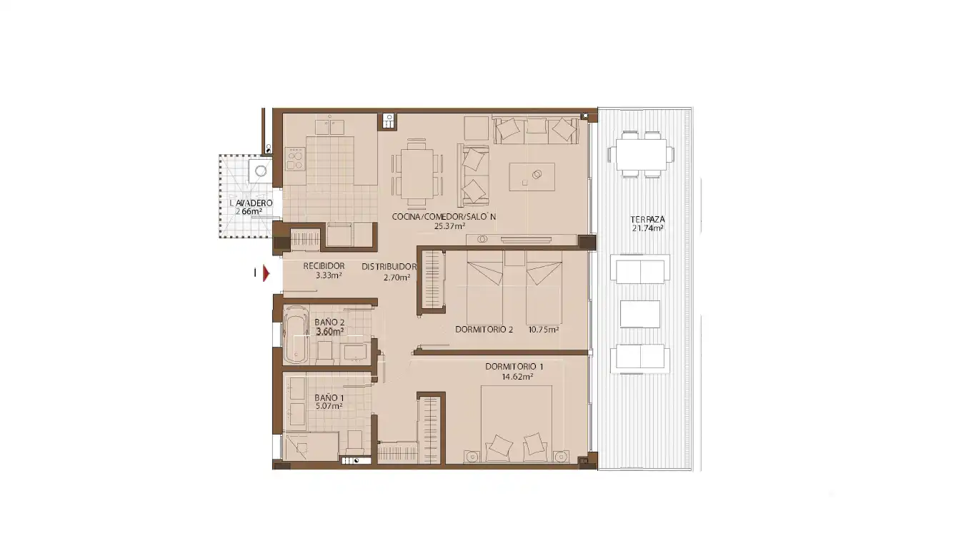 Apartment mit Terrasse zum Verkauf in Torreblanca del Sol, imagen 20