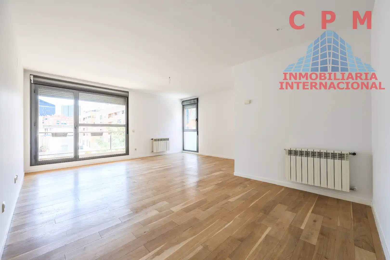 Wohnzimmer von Wohnung zur Miete in Madrid mit Klimaanlage, Heizung und Parkett
