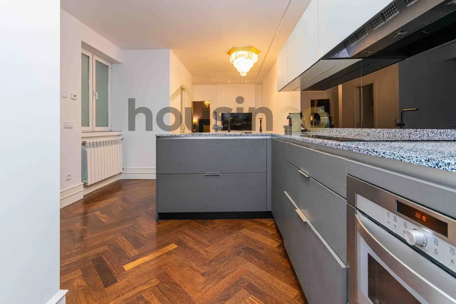Kitchen of Flat for rent in Madrid  with Heating and Furnished