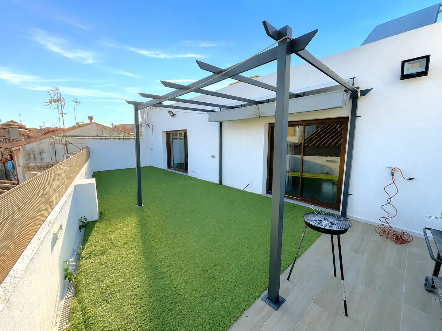 Terraza de Casa adosada en venta en Manlleu con Calefacción, Jardín privado y Parquet