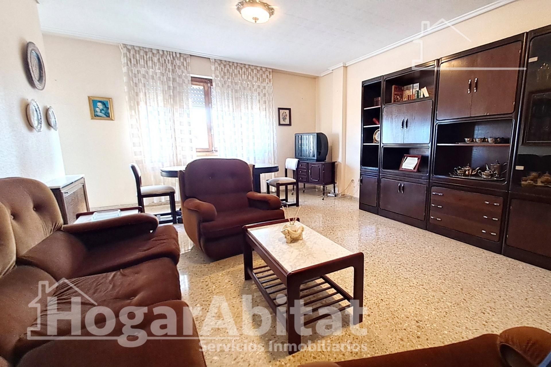 Living room of Flat for sale in Castellón de la Plana / Castelló de la Plana  with Heating and Balcony