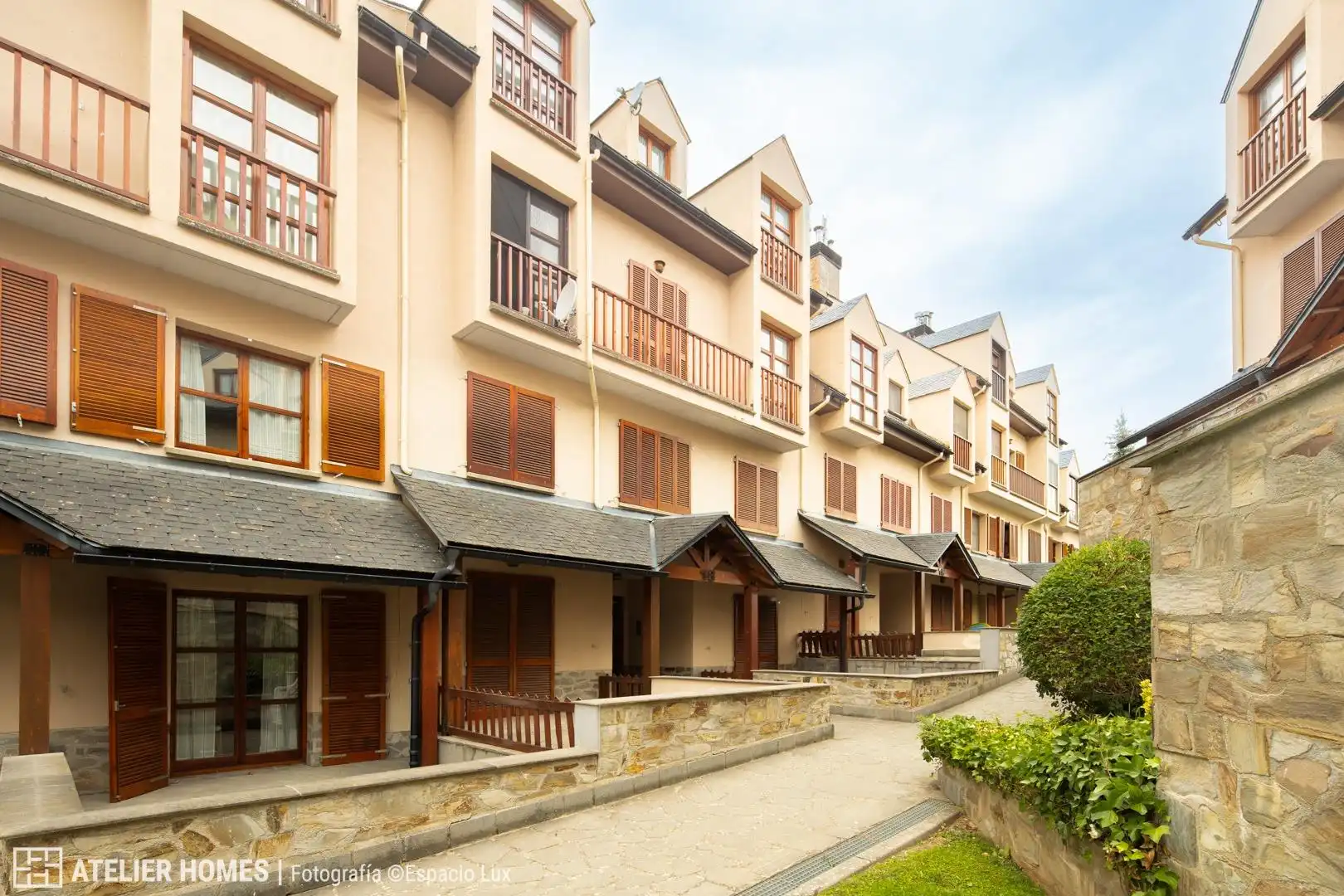 Vista exterior de Dúplex en venta en Castiello de Jaca, Huesca