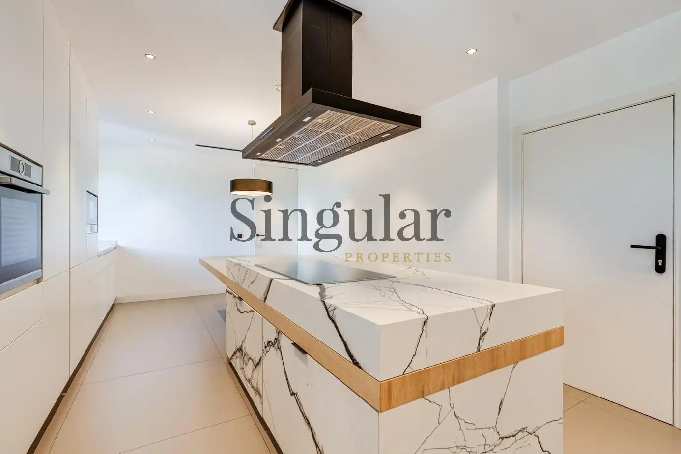 Kitchen of Flat for rent in Barcelona  with Heating, Private garden and Terrace