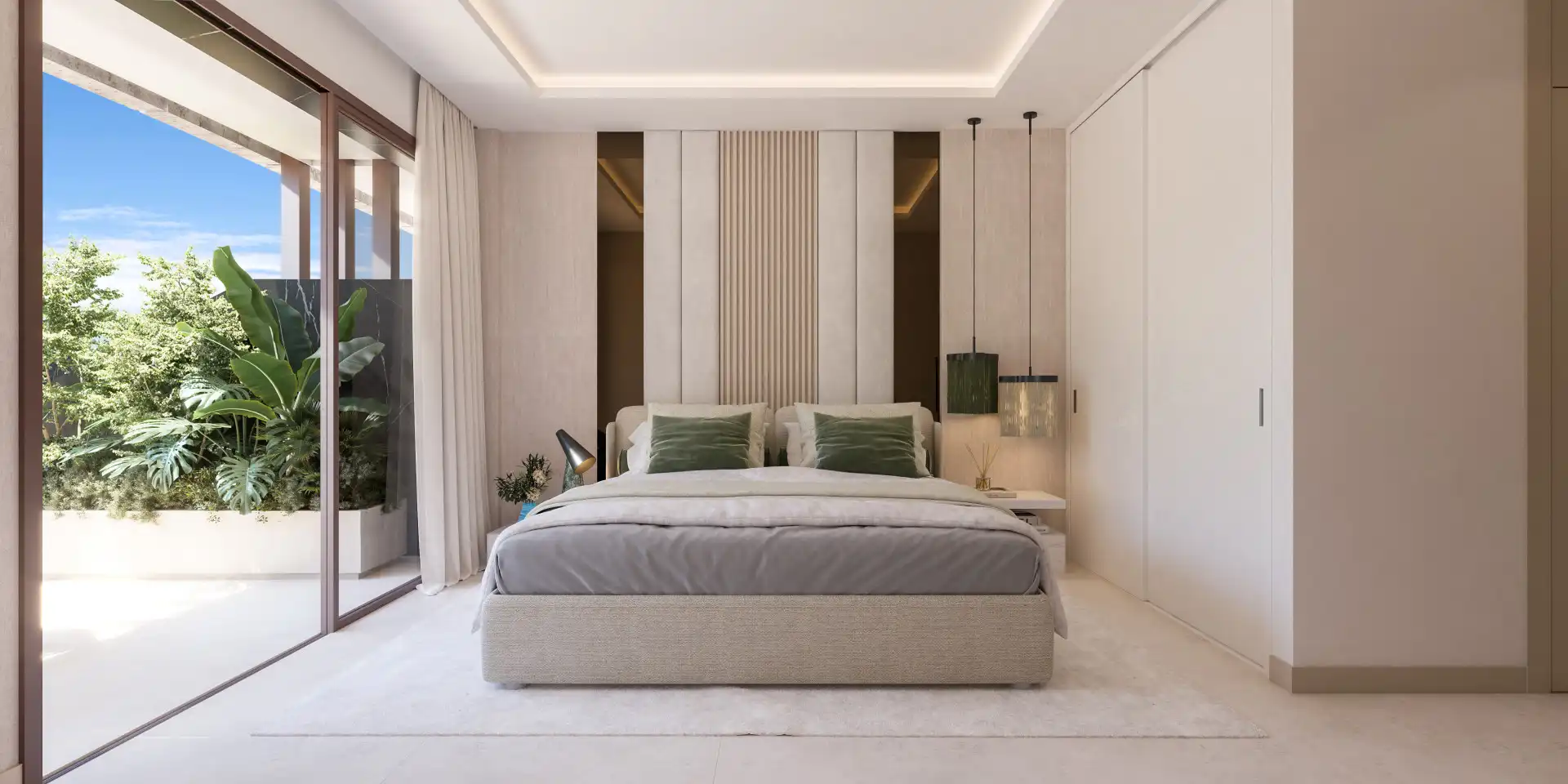 Bedroom of Ground floor for sale in Marbella  with Air Conditioner, Private garden and Terrace
