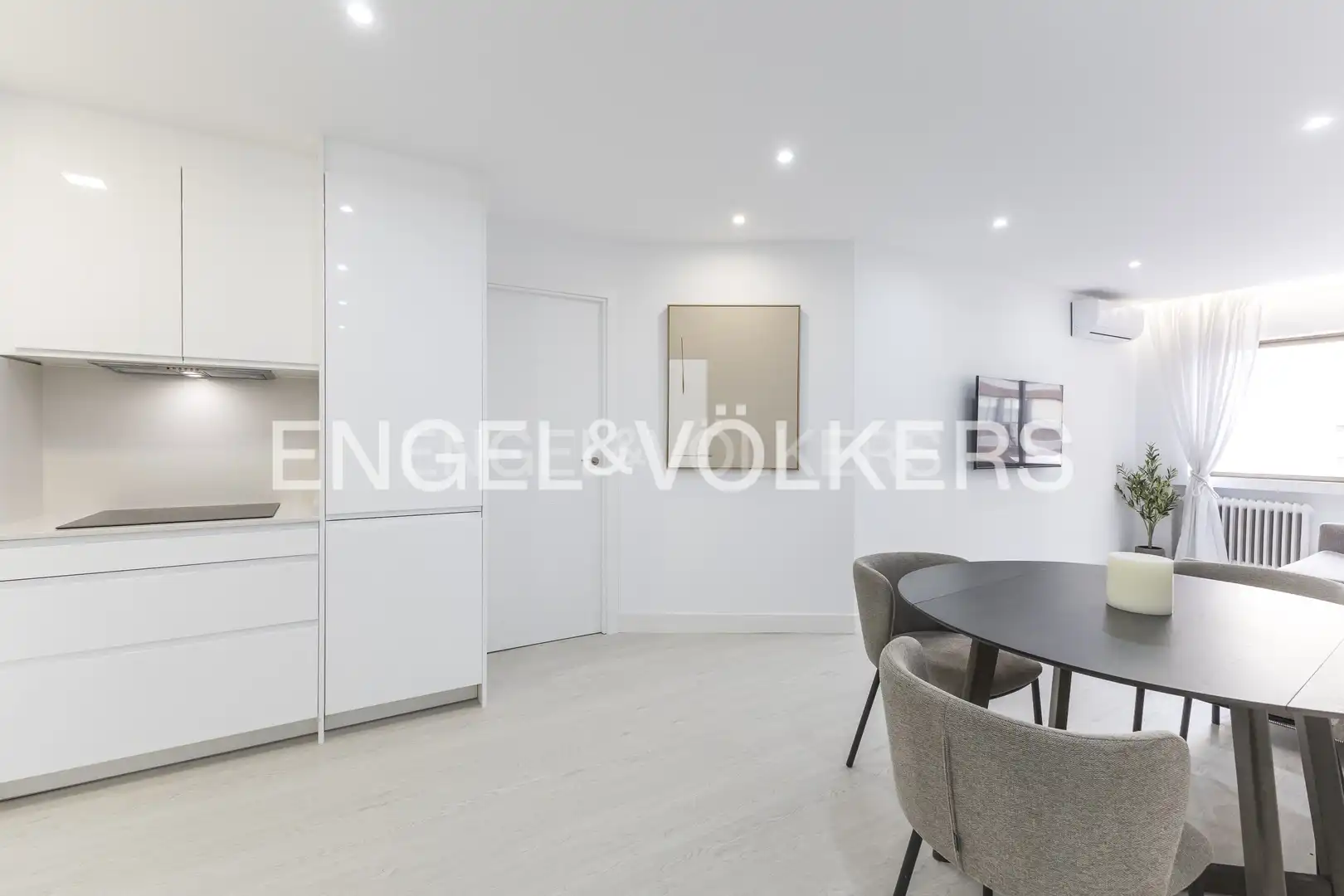 Esszimmer von Wohnung zur Miete in Madrid mit Klimaanlage, Heizung und Möbliert