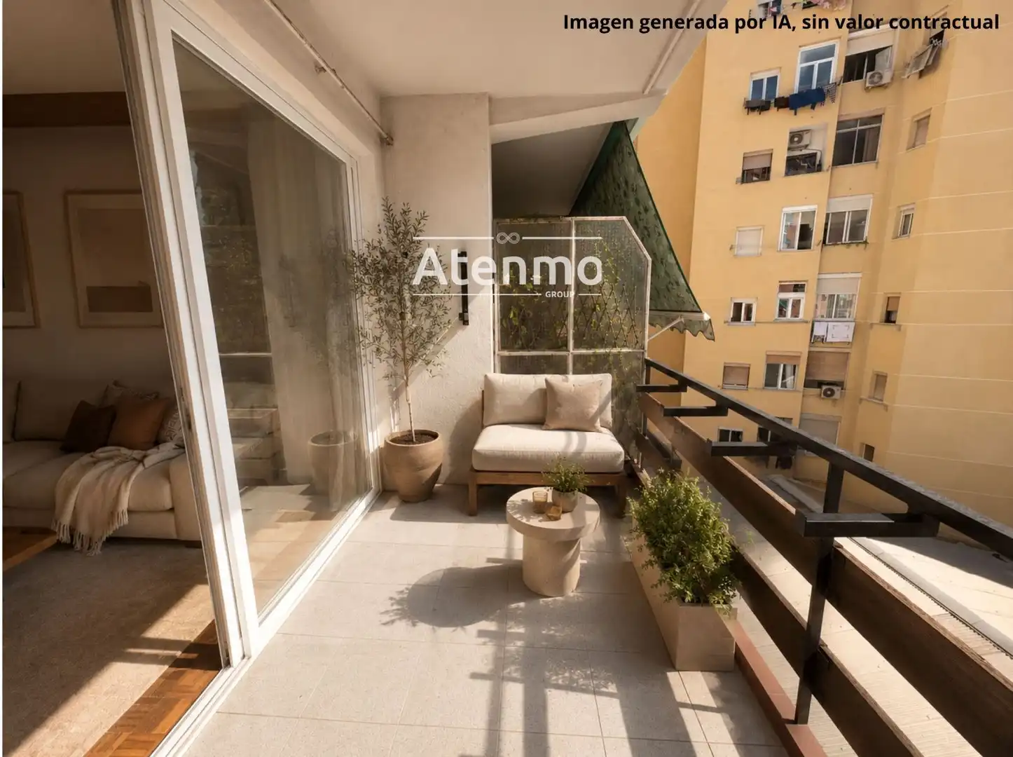 Terrasse von Wohnung zum Verkauf in Barcelona mit Terrasse und Balkon