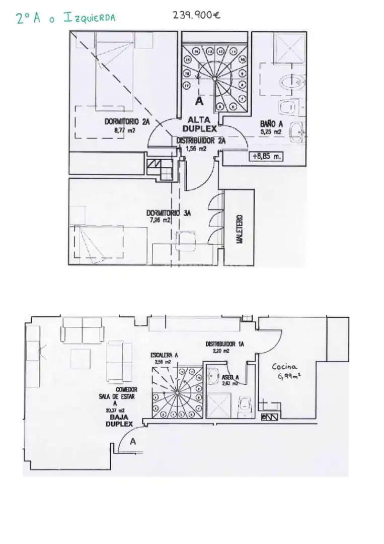 Duplexes for sale in Avenida Europa - San Antón