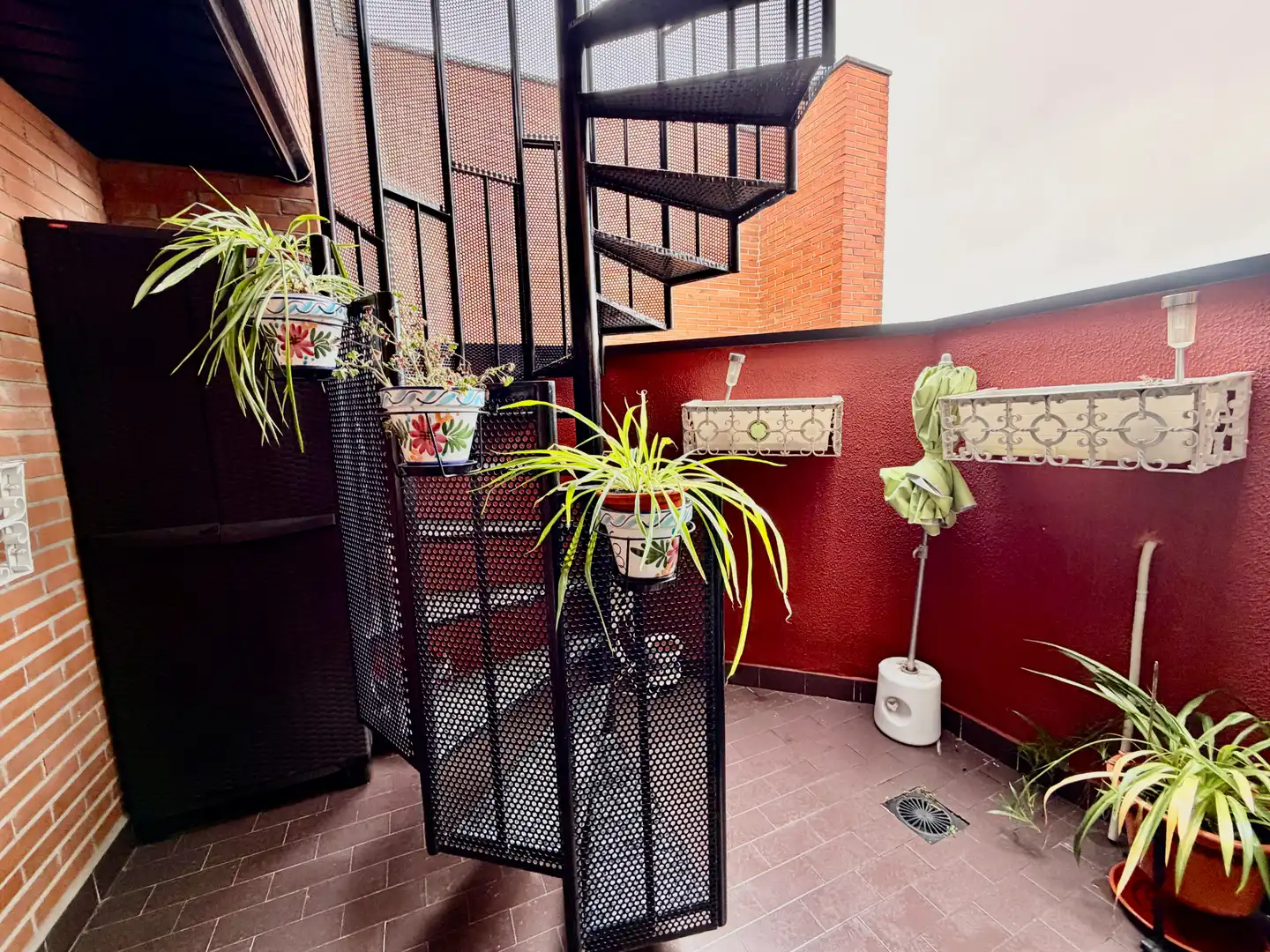 Terraza de Dúplex en venta en Leganés con Aire acondicionado, Calefacción y Jardín privado