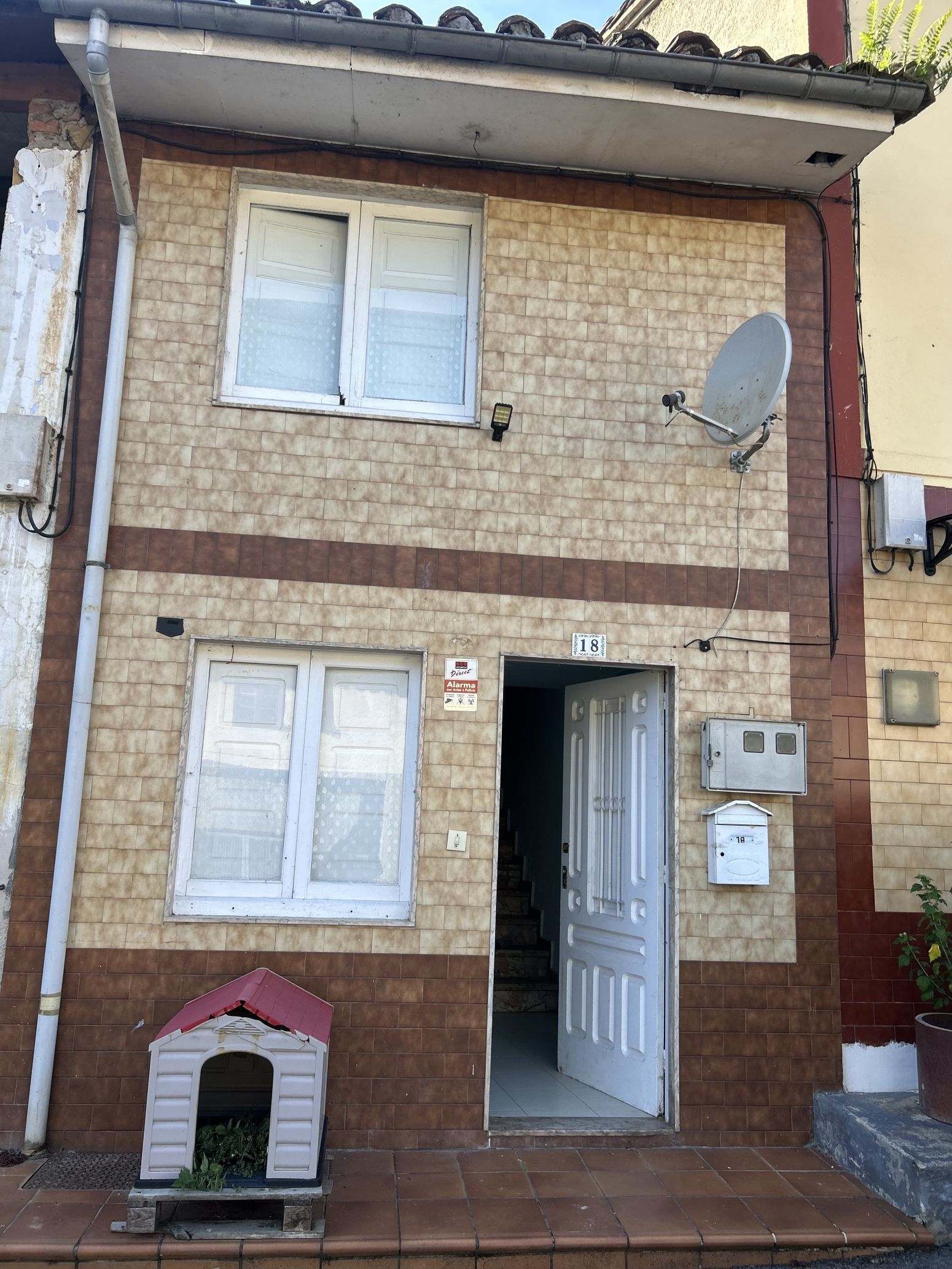 Exterior view of Single-family semi-detached for sale in Nava  with Storage room