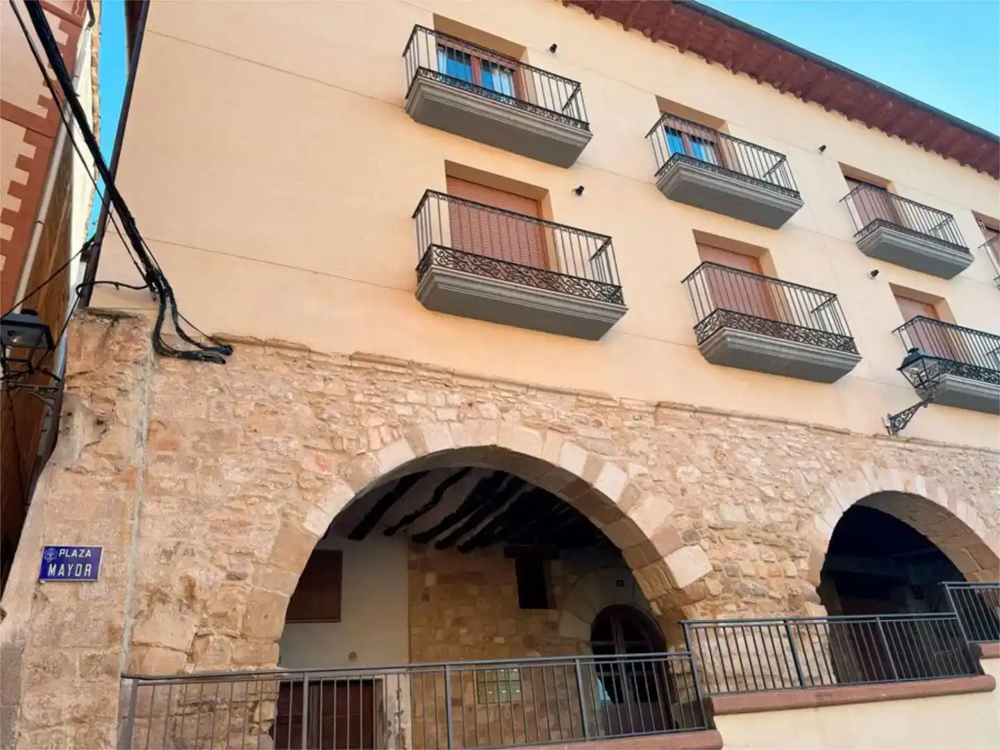 Vista exterior de Piso en venta en Benabarre con Balcón