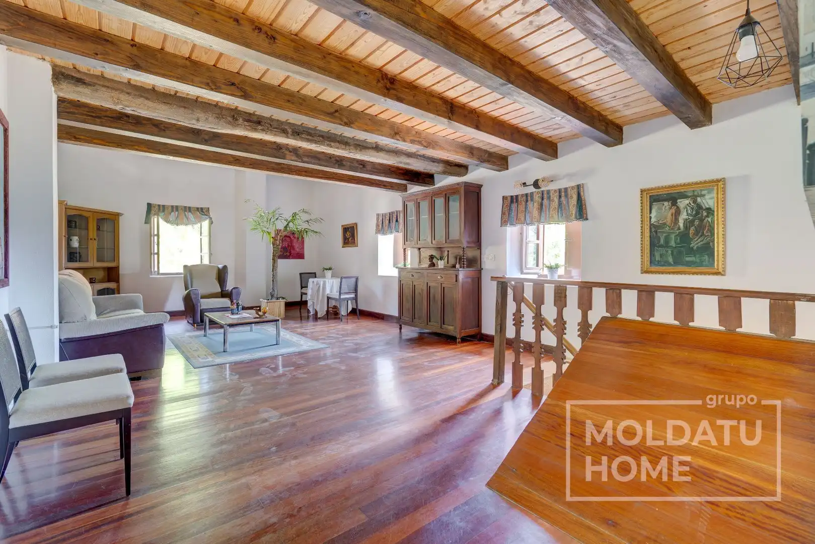 Sala d'estar de Casa o xalet en venda en Mendaro amb Calefacció, Jardí privat i Terrassa