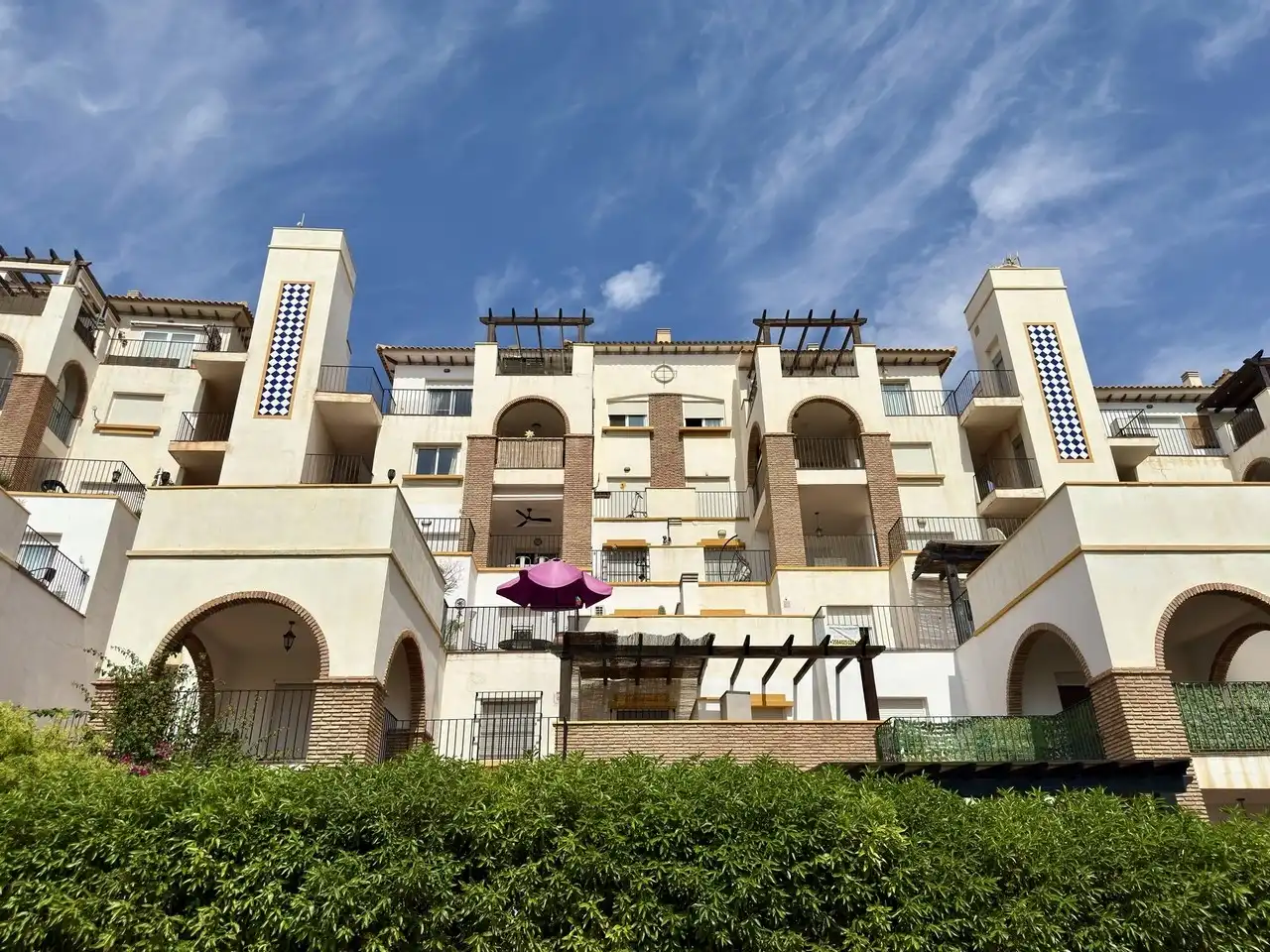 Exterior view of Apartments for sale in Vera  with Air Conditioner, Terrace and Swimming Pool