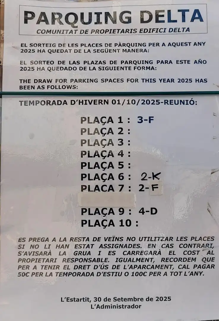 Parking de Piso en venta en L'Estartit con Terraza