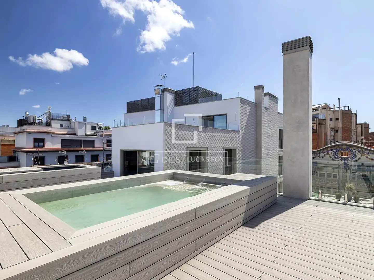 Terrace of Attic for sale in Barcelona  with Air Conditioner, Terrace and Swimming Pool