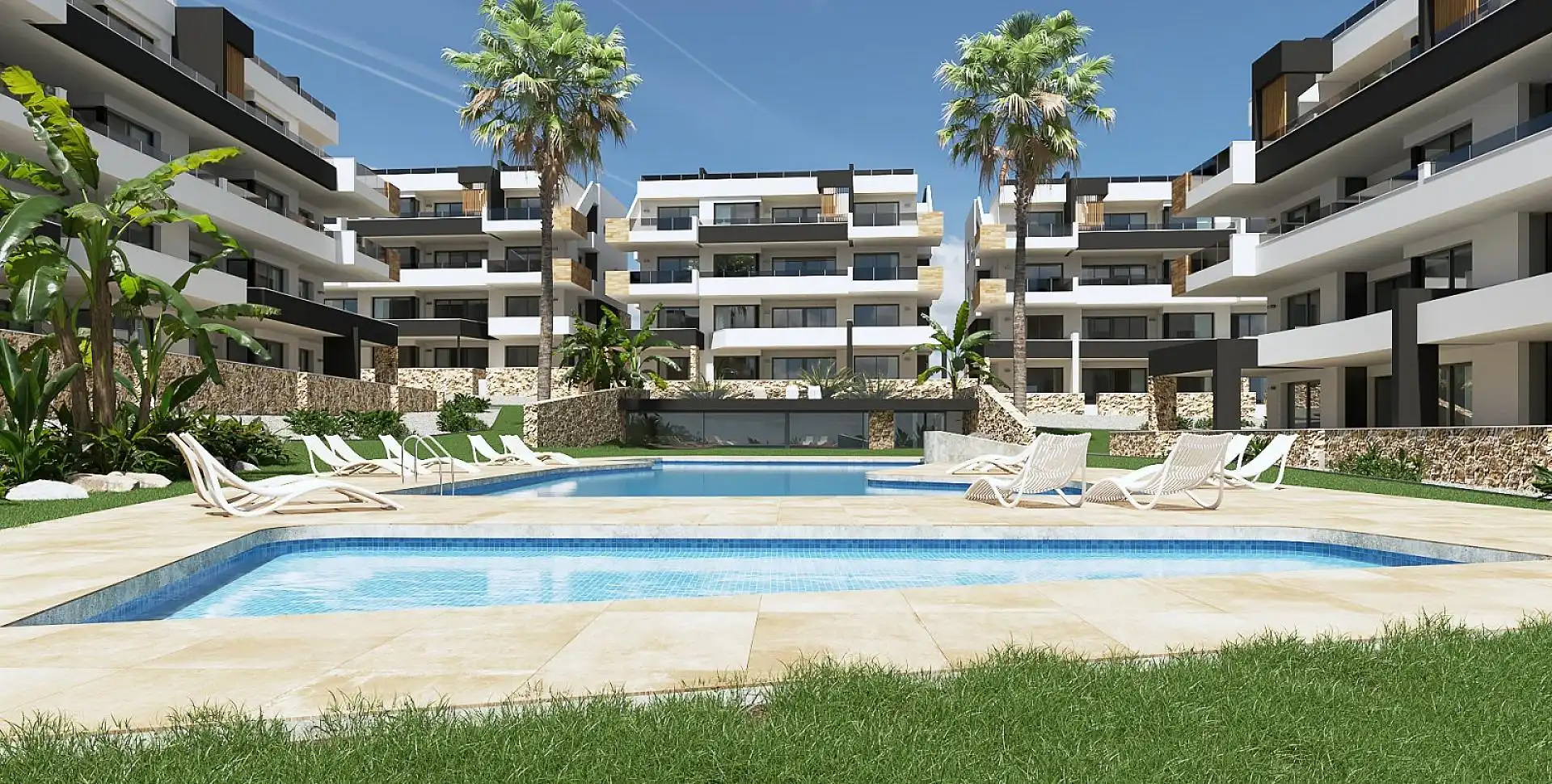 Exterior view of Apartments for sale in Orihuela  with Air Conditioner, Private garden and Terrace