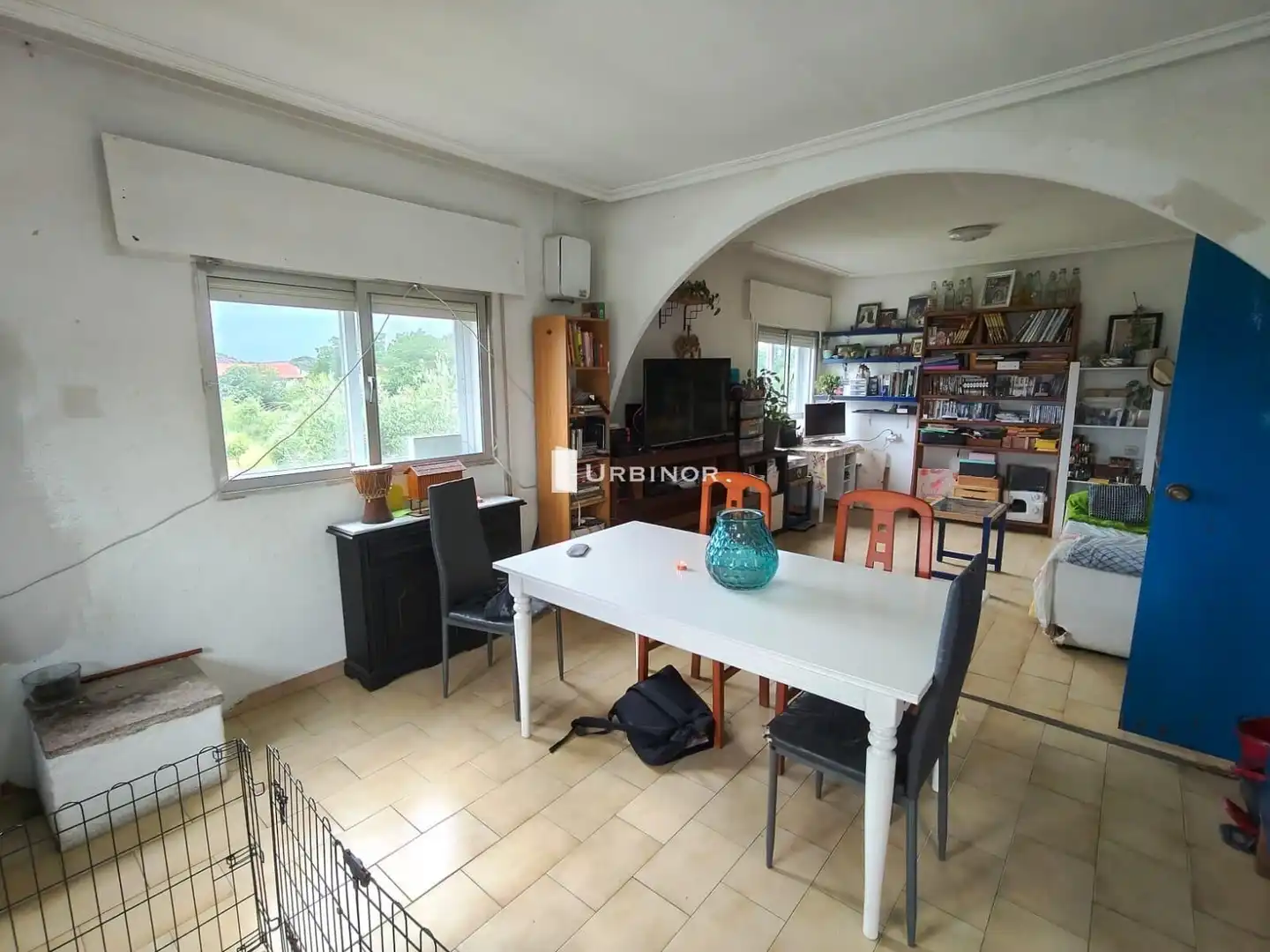 Sala de estar de Casa o chalet en venta en Leiro con Jardín privado y Balcón
