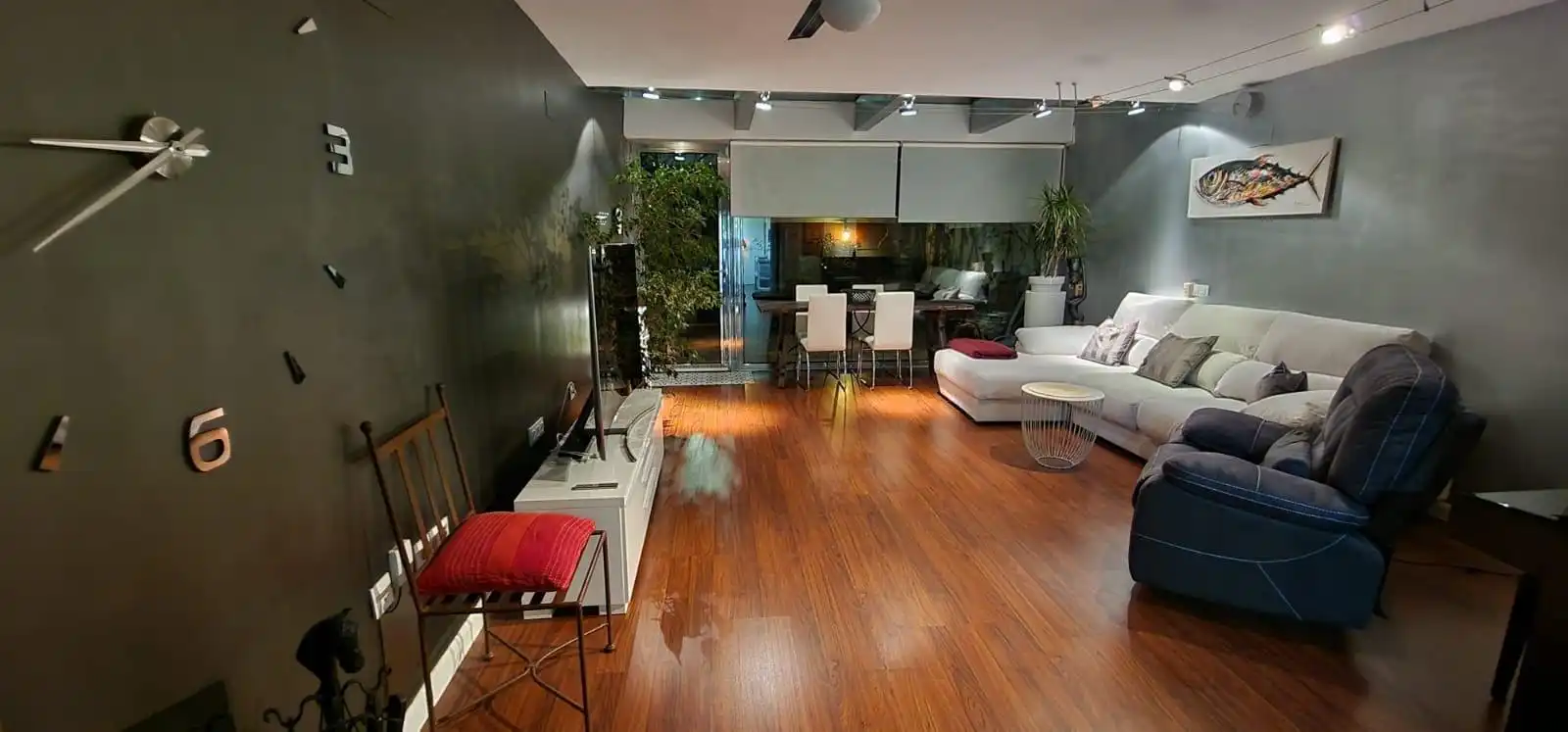 Living room of Detached homes for rent in Sant Joan d'Alacant  with Air Conditioner, Heating and Private garden