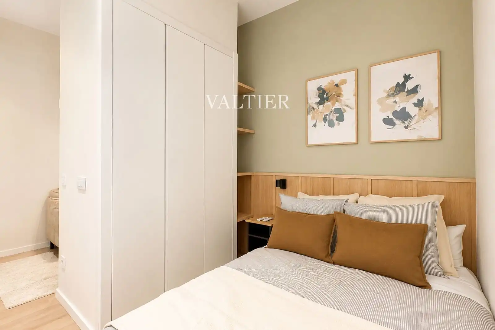 Bedroom of Flat for rent in Madrid  with Heating and Furnished
