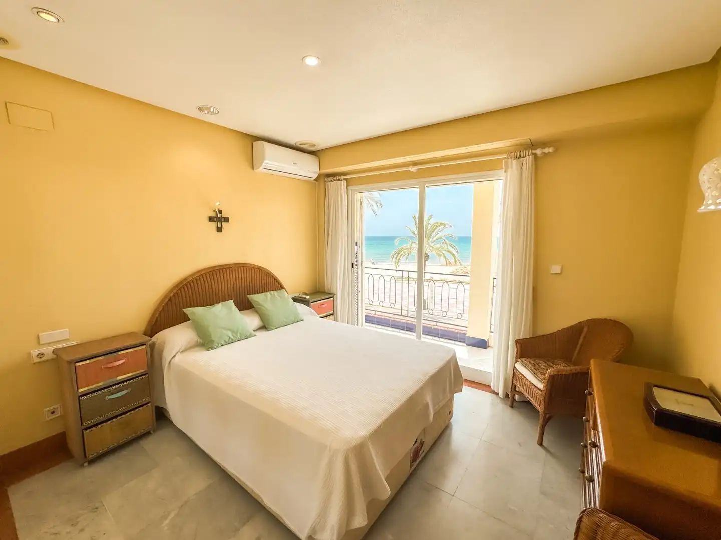 Bedroom of Duplexes for rent in Santa Pola  with Air Conditioner, Private garden and Terrace