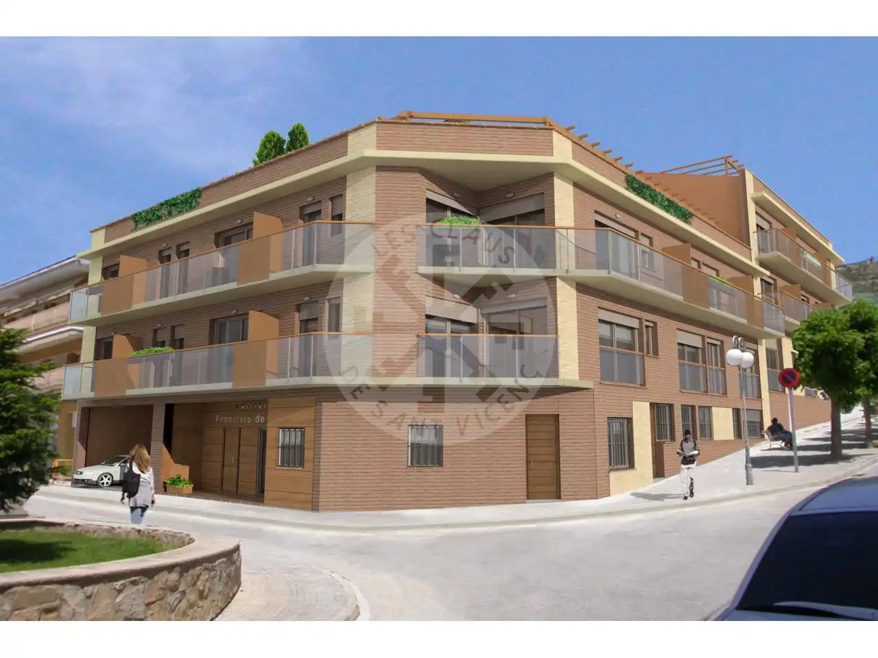 Exterior view of Duplexes for sale in Sant Vicenç de Castellet  with Storage room