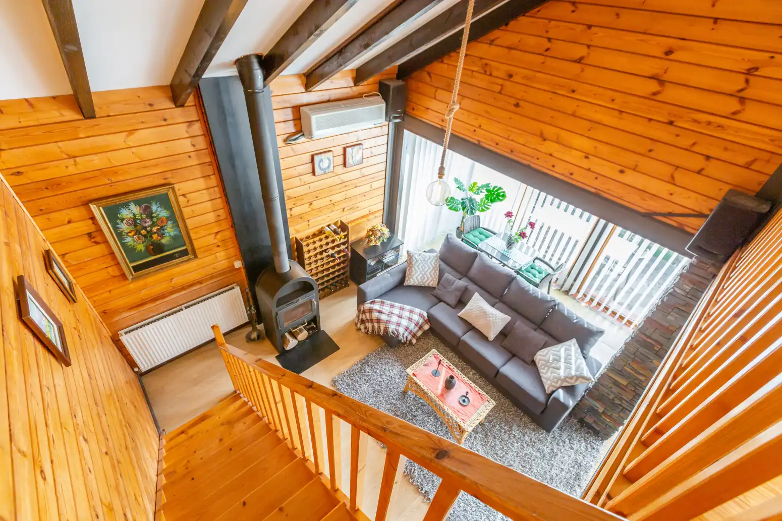 Sala de estar de Casa o chalet en venta en Ayegui / Aiegi con Aire acondicionado, Calefacción y Jardín privado