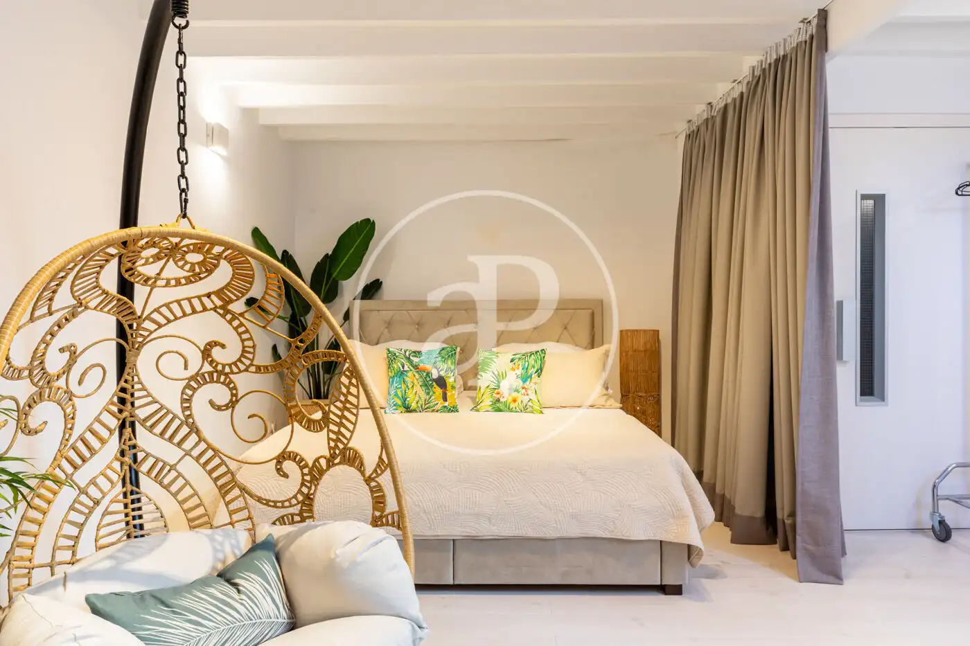 Schlafzimmer von Haus oder Chalet zum Verkauf in  Palma de Mallorca mit Klimaanlage, Heizung und Terrasse