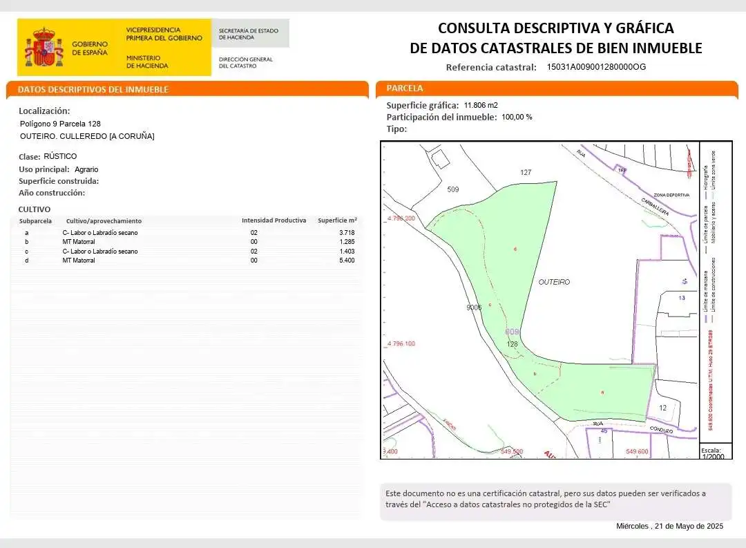 Residencial en venda en Culleredo