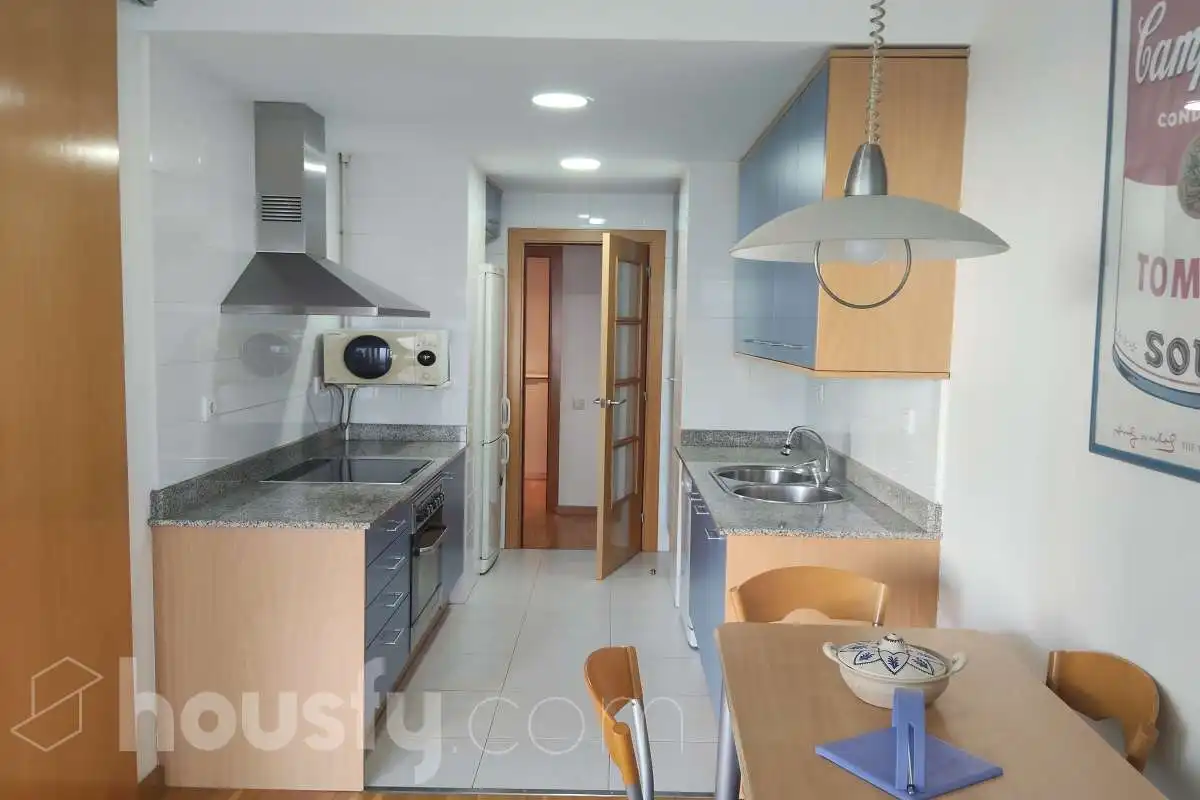 Cocina de Piso de alquiler en Mataró con Aire acondicionado, Calefacción y Parquet