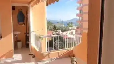 Terrasse von Wohnung zur Miete in La Manga del Mar Menor mit Möbliert