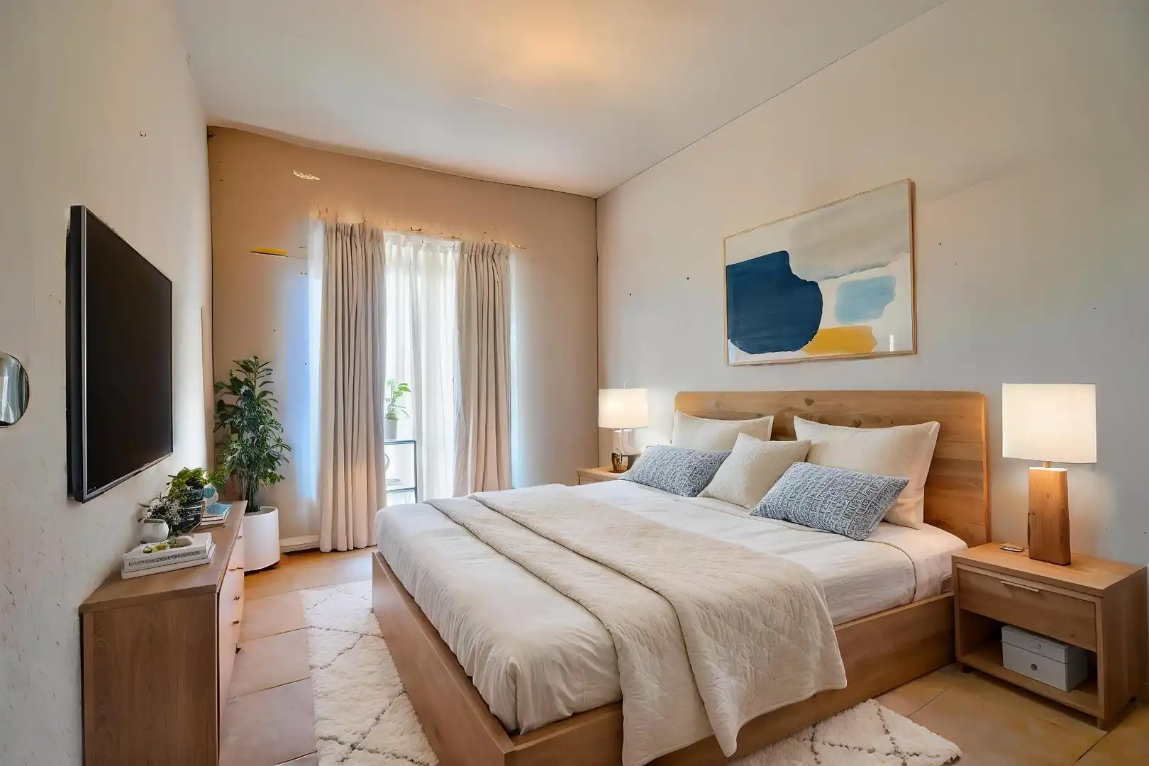 Schlafzimmer von Wohnung zum Verkauf in Torrejón de Ardoz mit Heizung und Terrasse