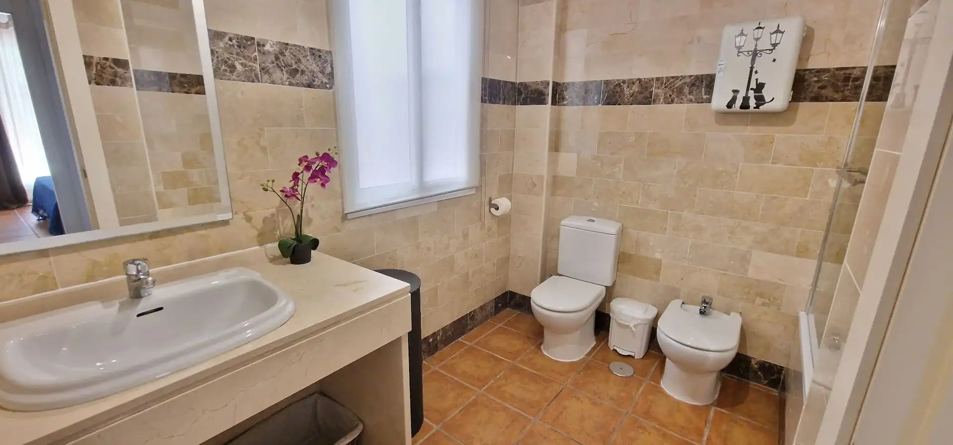 Bany de Apartament en venda en Mojácar amb Aire condicionat, Calefacció i Jardí privat