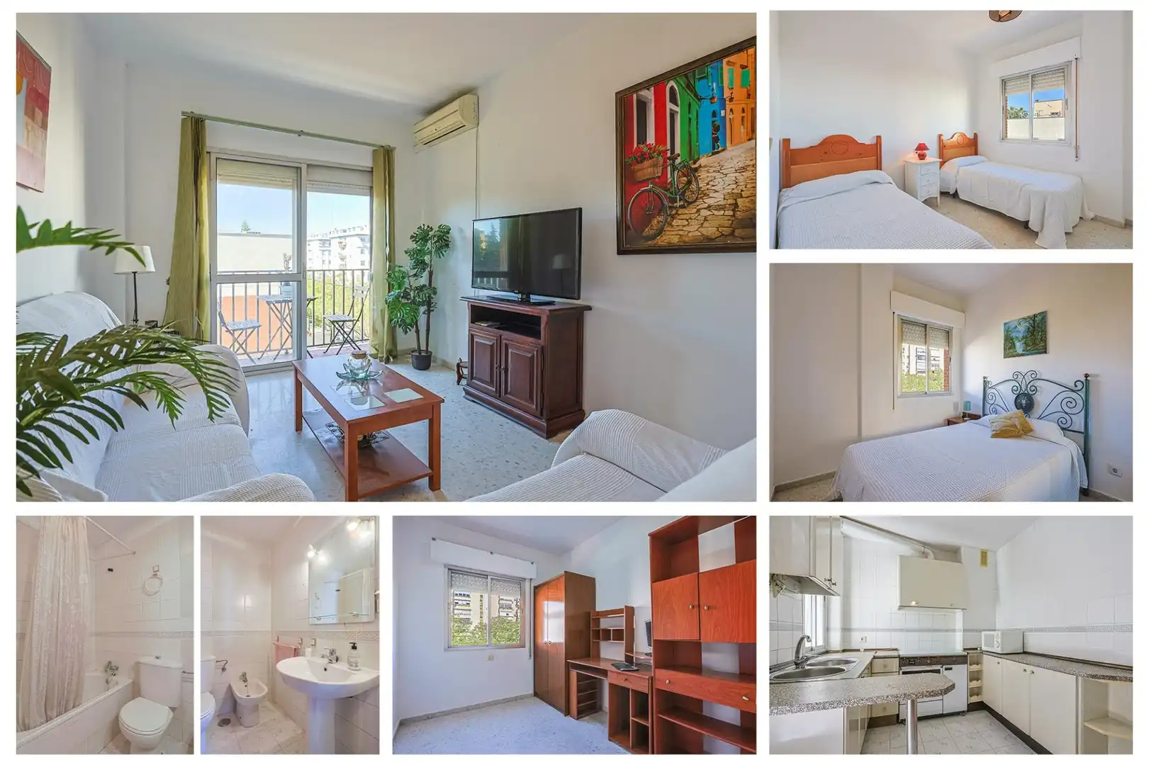 Exterior view of Flat for sale in  Sevilla Capital  with Air Conditioner and Furnished