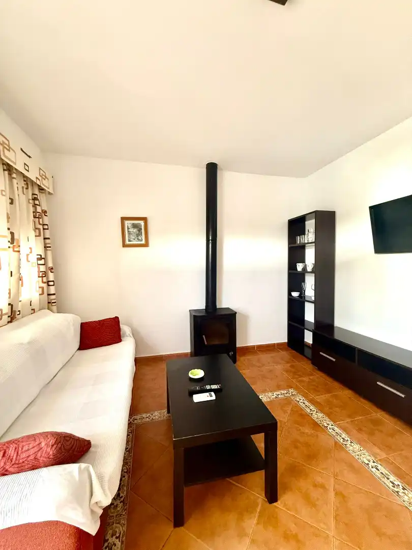 Sala d'estar de Finca rústica en venda en Tarifa amb Aire condicionat, Jardí privat i Traster