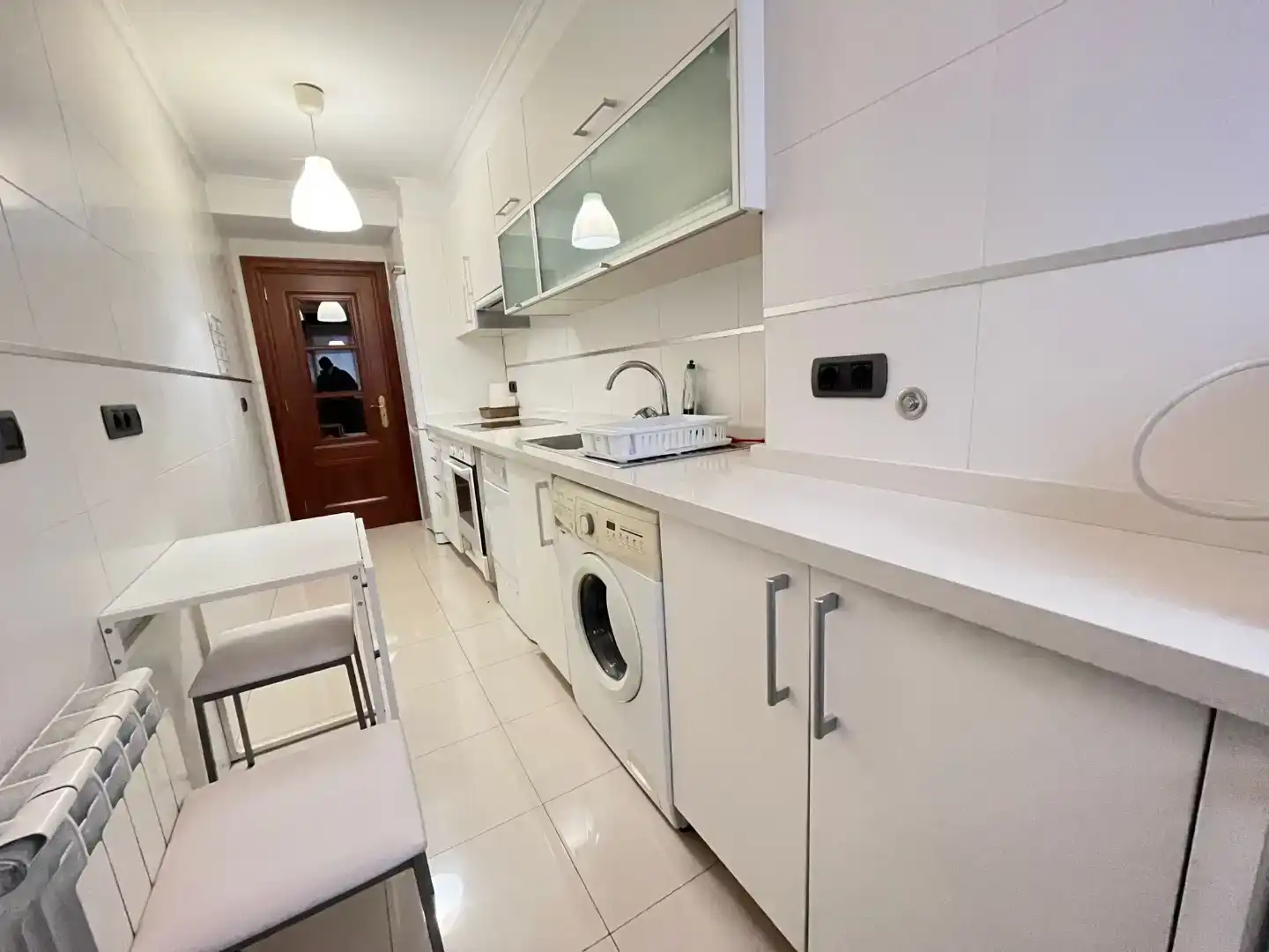 Cocina de Piso de alquiler en Vigo  con Parquet, Trastero y Amueblado