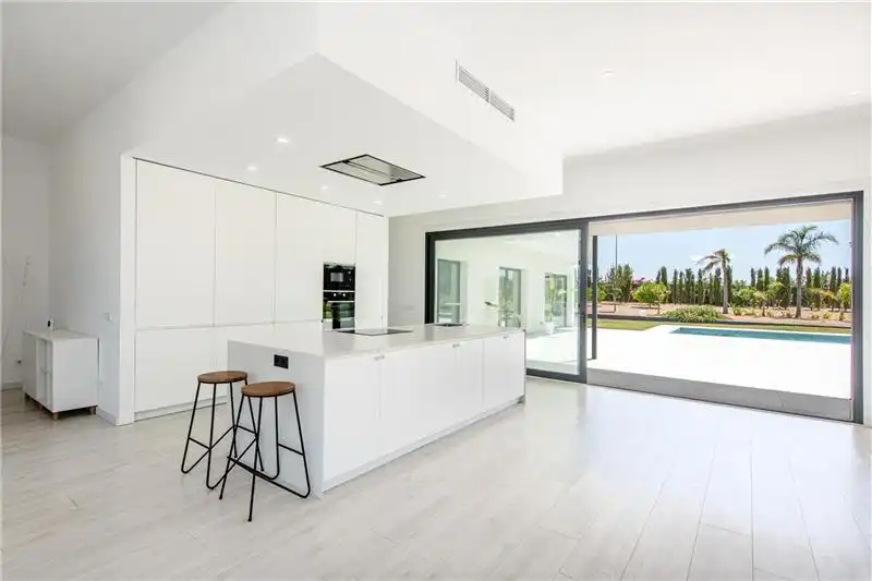 Cuina de Casa o xalet en venda en Marratxí amb Aire condicionat, Jardí privat i Parquet