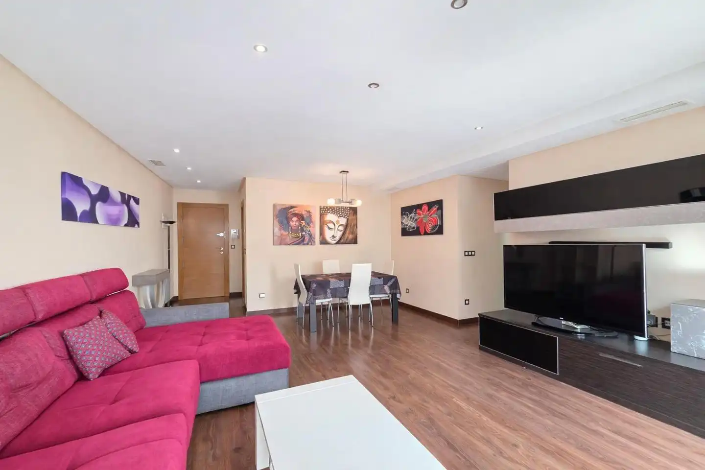 Sala de estar de Piso en venta en Crevillent con Aire acondicionado, Terraza y Piscina