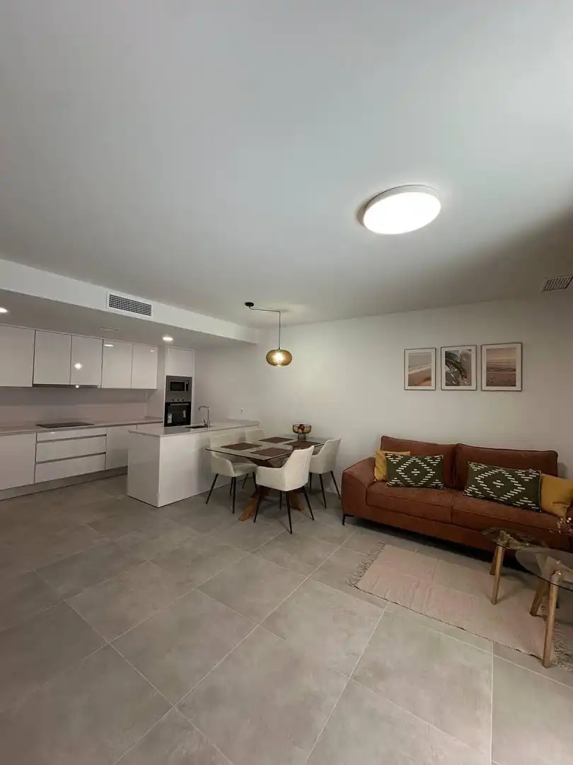 Living room of Flat for sale in Orihuela  with Air Conditioner, Swimming Pool and Furnished