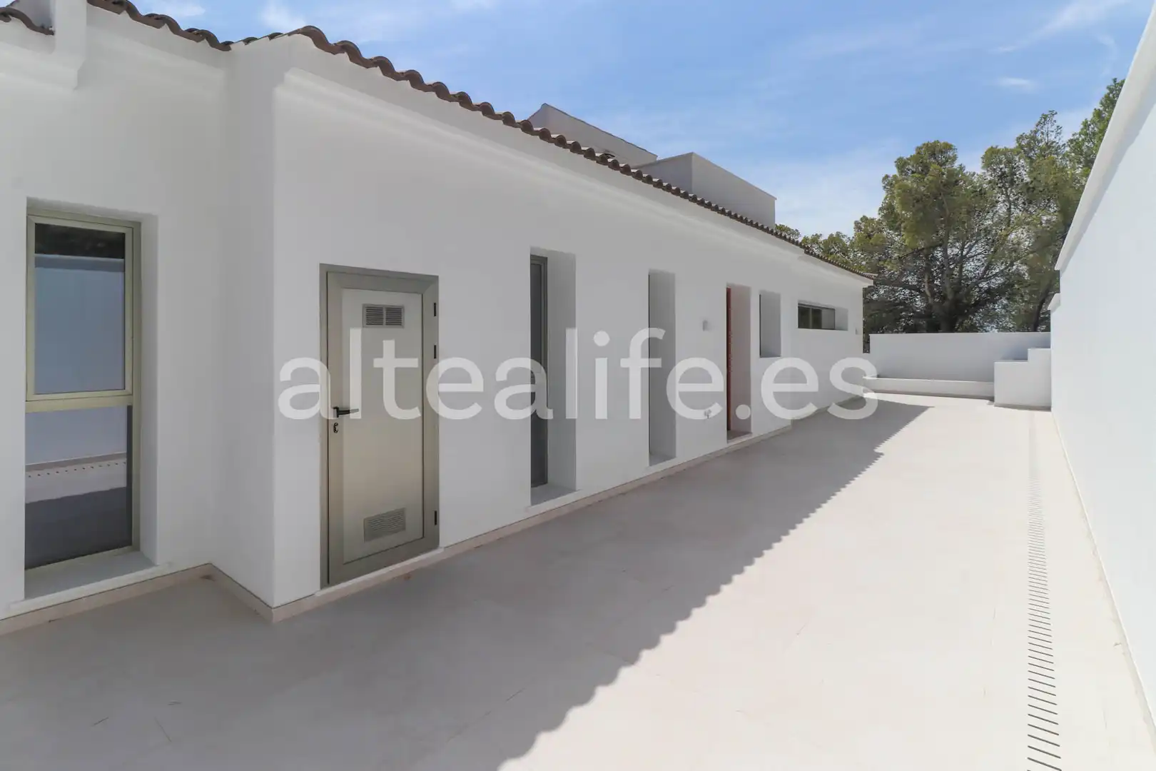 Vista exterior de Casa o chalet en venta en Altea con Aire acondicionado, Jardín privado y Terraza