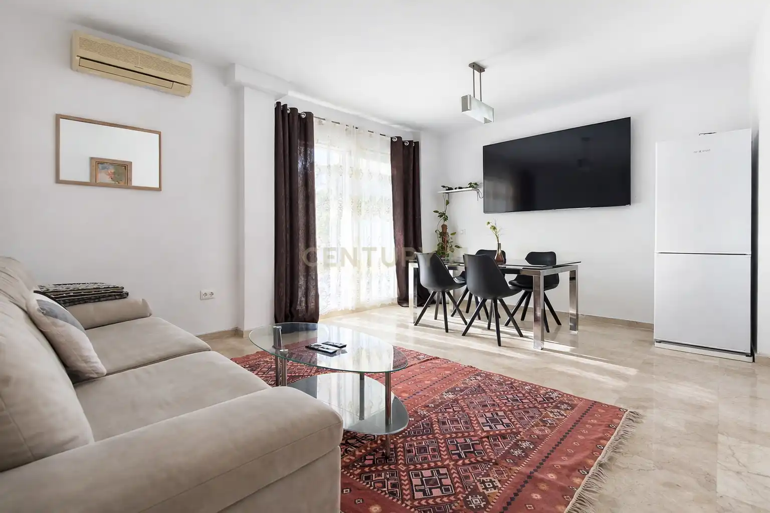 Sala de estar de Casa adosada en venta en La Nucia con Aire acondicionado, Trastero y Horno