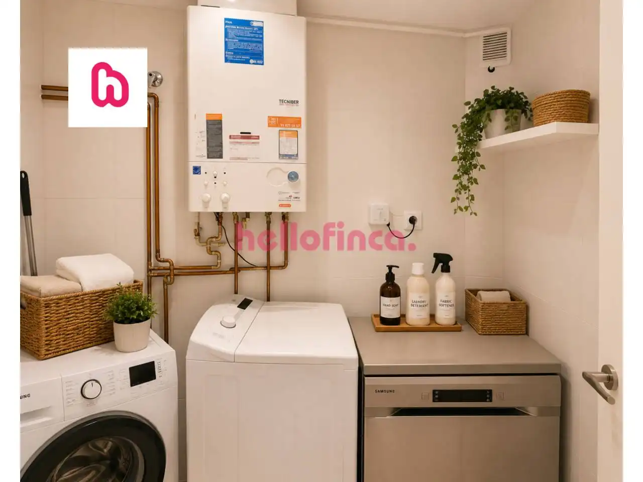 Cocina de Piso en venta en Berga con Calefacción, Parquet y Amueblado