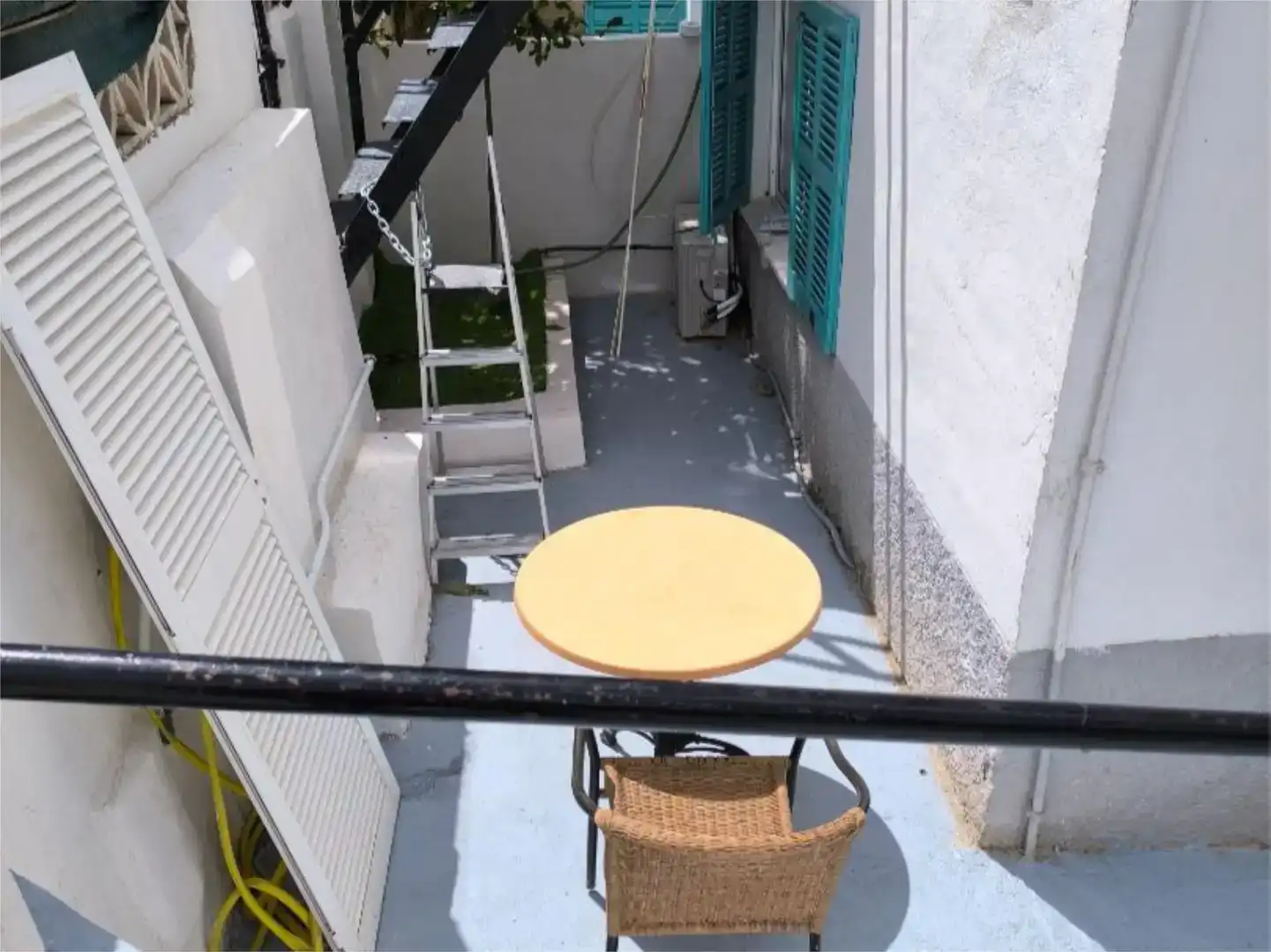 Terrasse von Erdgeschoss zur Miete in  Palma de Mallorca mit Klimaanlage, Privatgarten und Möbliert