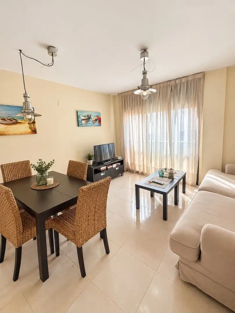 Sala de estar de Apartamento en venta en Vandellòs i l'Hospitalet de l'Infant, Tarragona