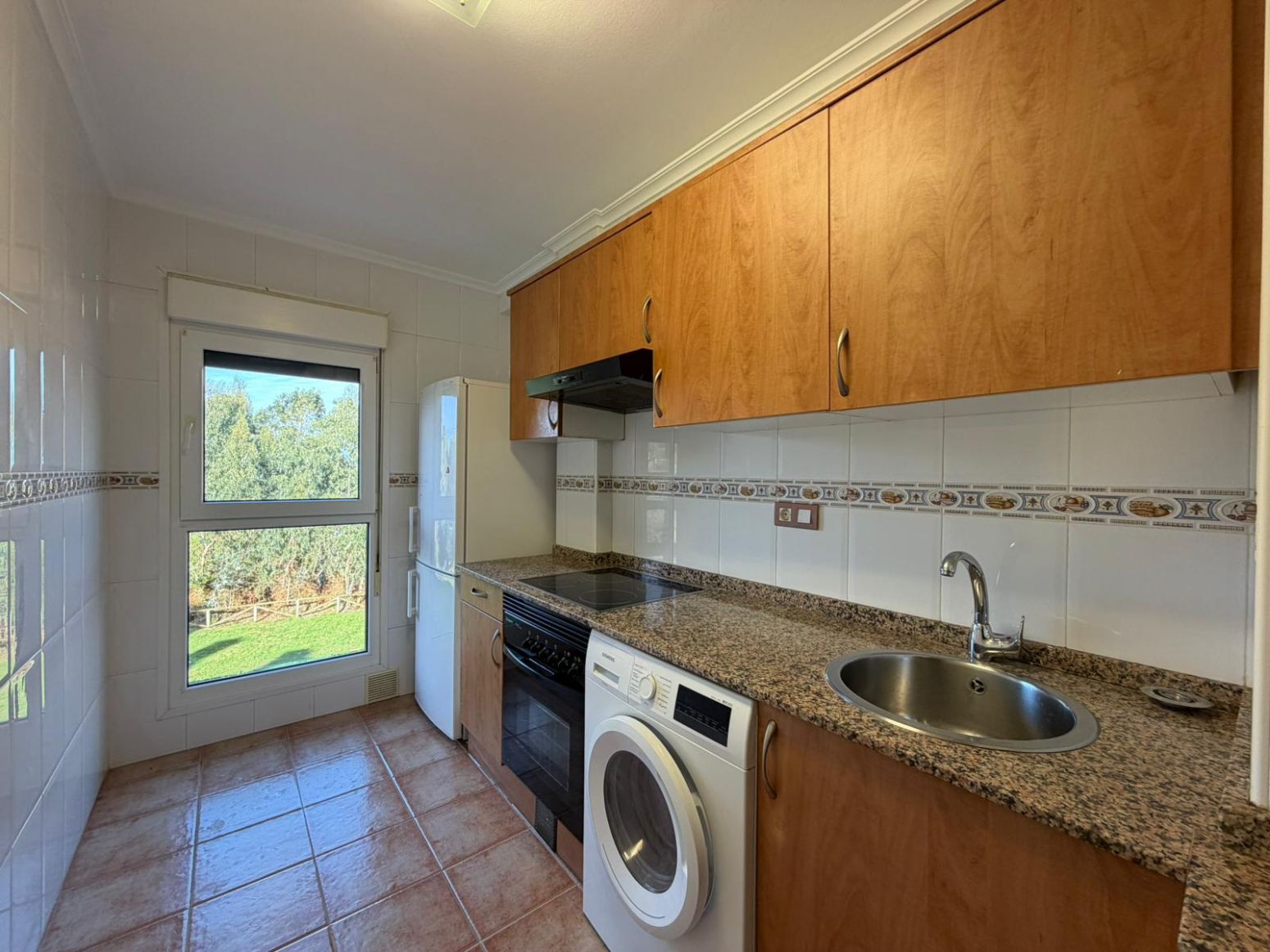 Kitchen of Flat for sale in Castrillón  with Heating, Private garden and Parquet flooring