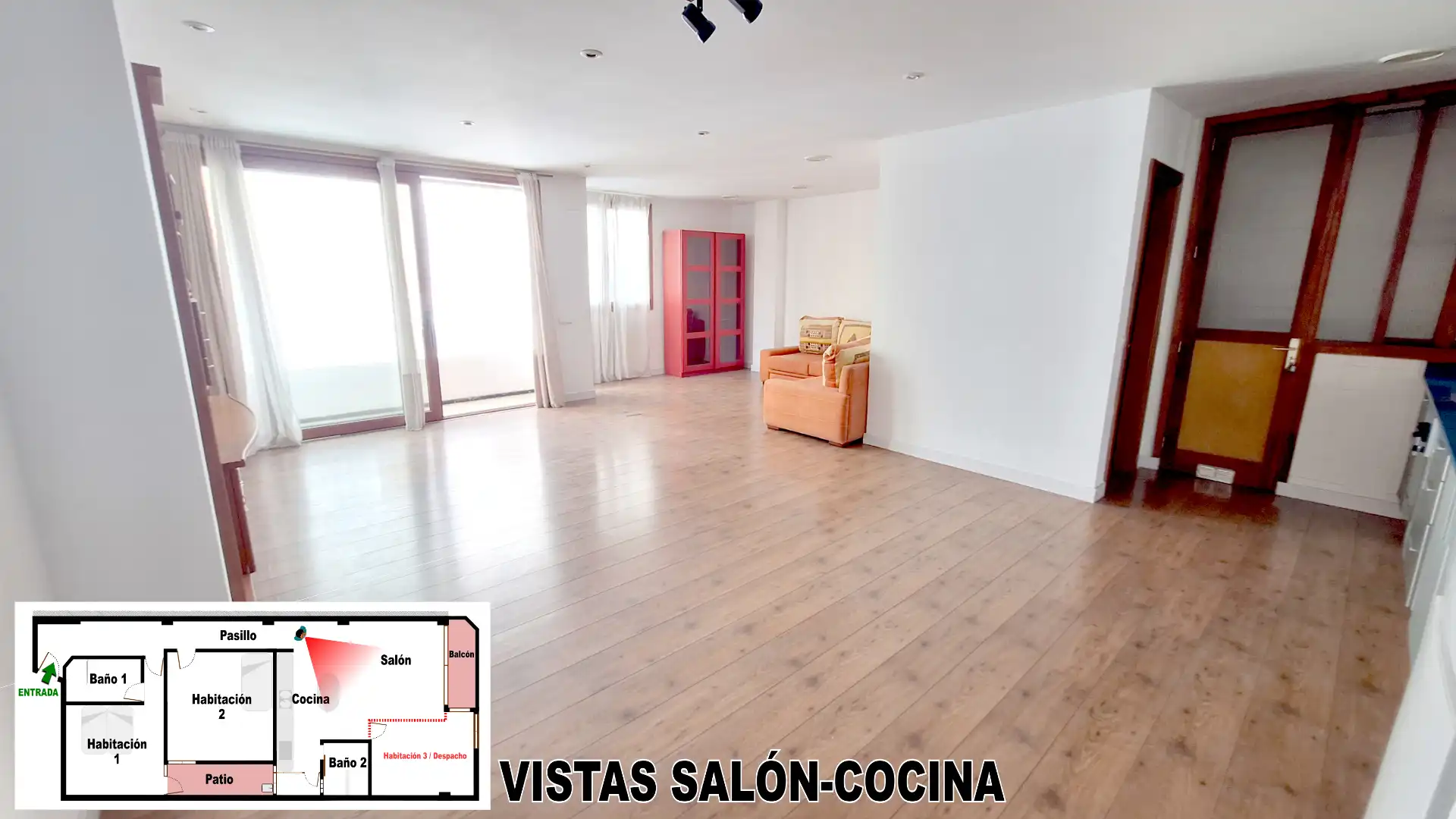 Sala d'estar de Pis en venda en Las Palmas de Gran Canaria amb Parquet, Moblat i Forn