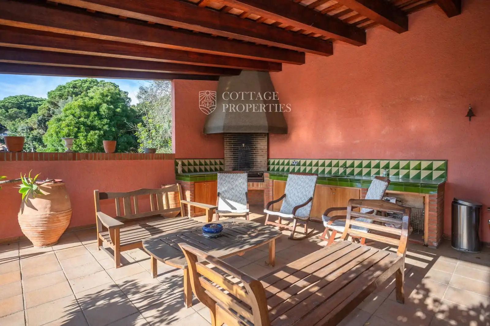 Terraza de Casa o chalet en venta en Sant Vicenç de Montalt con Aire acondicionado, Terraza y Amueblado